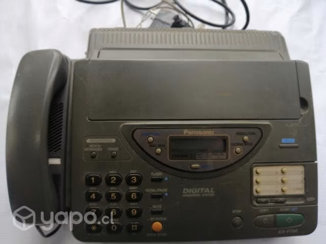 Antiguo Sistema de contestador telefónico con Fax