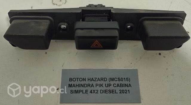 Boton Hazard (MCS015) Mahindra Pik Up Cabina Simpl