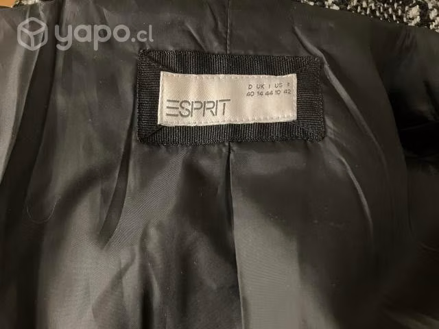 Abrigo Tweed Negro - Imagen 4