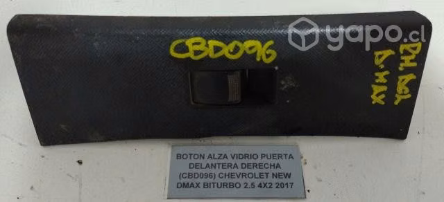 Botón Alza Vidrio Puerta Delantera Derecha (CBD096