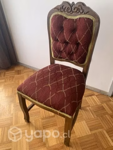 Hermosas sillas de comedor, buena madera