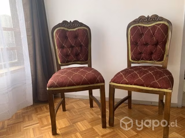 Hermosas sillas de comedor, buena madera