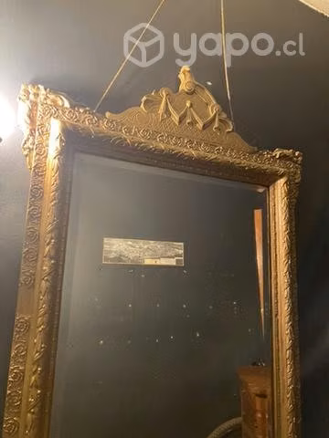 Espejo viselado con mesa arrimo(antigüedades) - Imagen 2