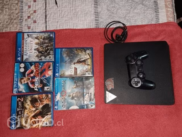 Ps4,5 juegos Y un mando