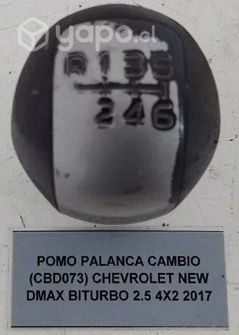 Pomo Palanca Cambio (CBD073) Chevrolet New Dmax
