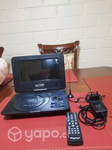 DVD portátil con Tv y radio fm fujitel