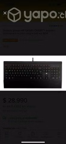 Teclado mecánico HP