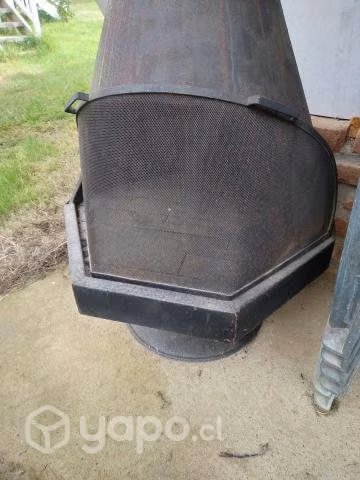 Chimenea de fierro con refractarios - Imagen 3