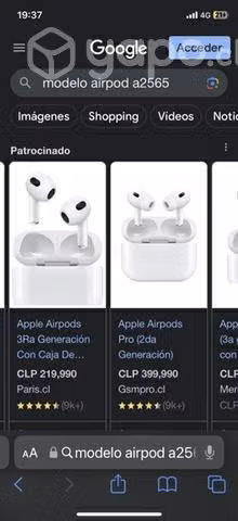 AirPods originales 3 gen