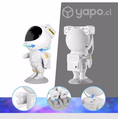 Lampara Proyector Astronauta Galaxia AR89