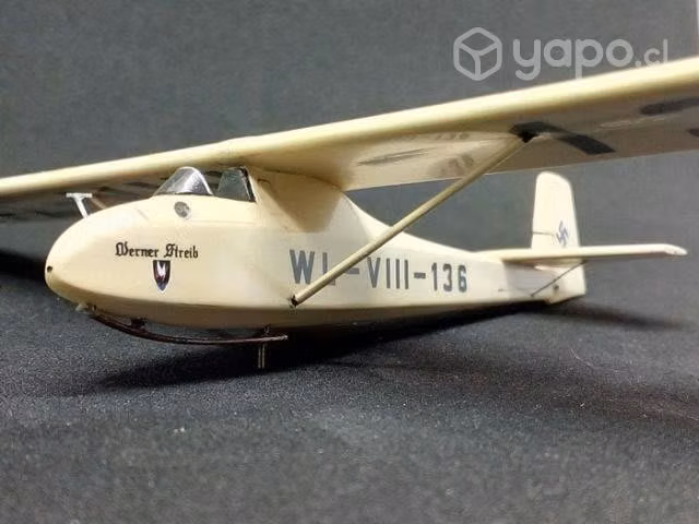 Maqueta armable planeador alemán Grunau, 1/72