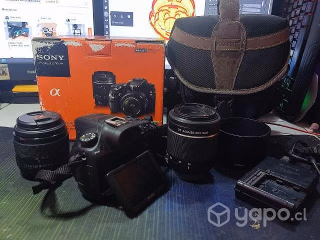 Cámara fotográfica profesional Sony a58