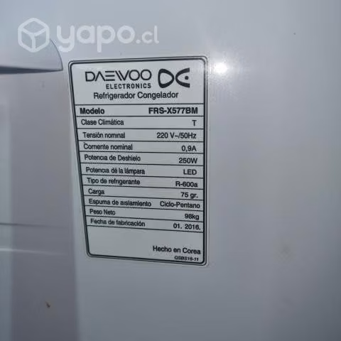 Refrigerador Daewoo