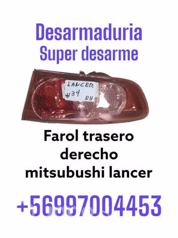 Farol trasero mitsubuschi lancer
