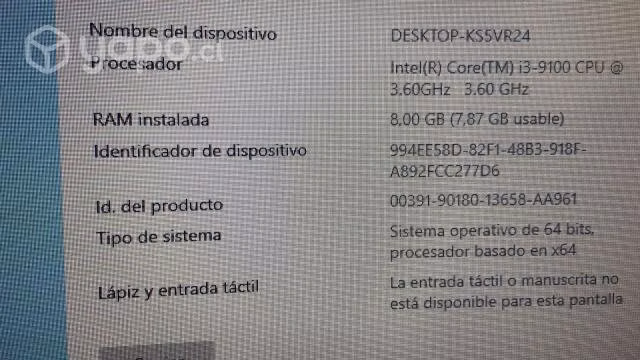 Pc semi nuevo