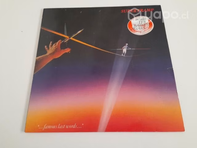 Vinilo Supertramp "Famous Last Words" Original