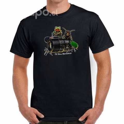 Polera con diseños fotográficos