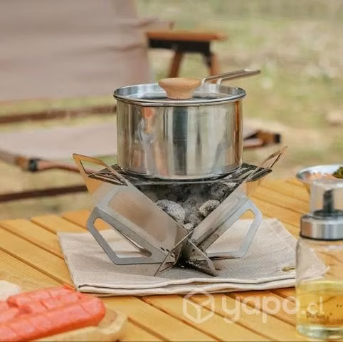 Parrilla mini plegable especial para senderismo
