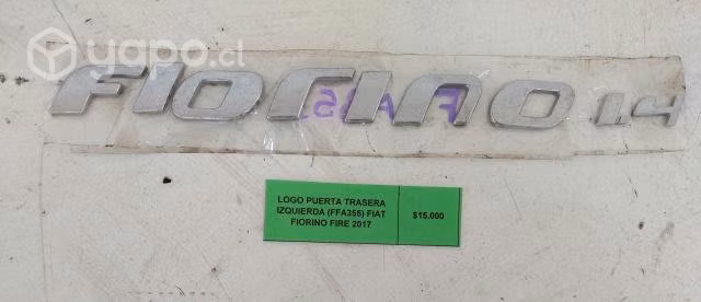 Logo Puerta Trasera Izquierda (FFA355) Fiat Fiorin