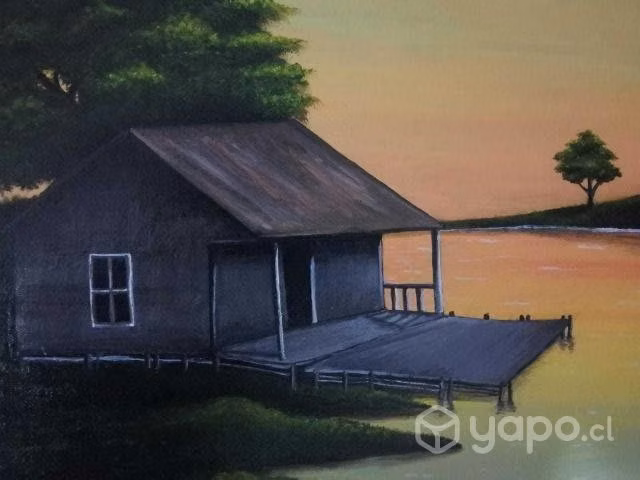 Cuadro en lienzo, pintado con acrilico - Imagen 2