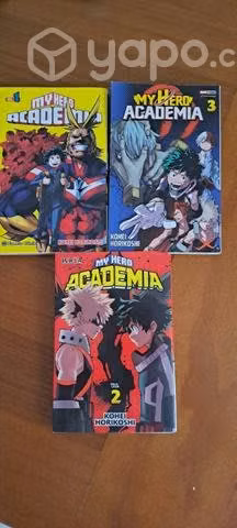 Manga Boku no Hero tomo 1, 2 y 3