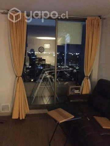 Cortinas con visillos para ventanal