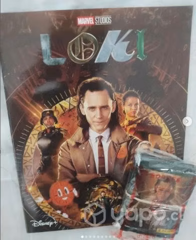 Album + 50 sobres con láminas Loki (Marvel)