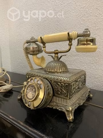 Teléfono de metal Vintage - Imagen 4