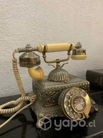 Teléfono de metal Vintage - Imagen 2