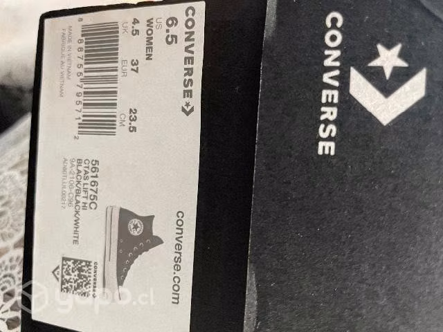 Converse plataforma cuero - Imagen 6