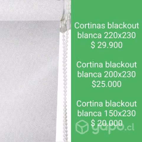 Cortinas Roller blackout