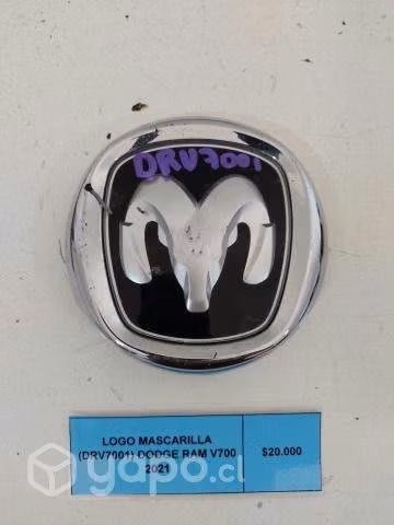 Logo Mascarilla (DRV7001) Dodge Ram V700 2021