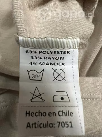 Polera Semi Holgada Mor Beige Talla S
