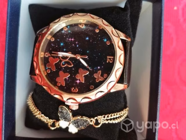 Mariposa reloj más pulsera