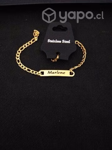 Pulseras grabadas
