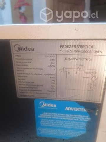 Vendo mi congeladora vertical impecable solo por a