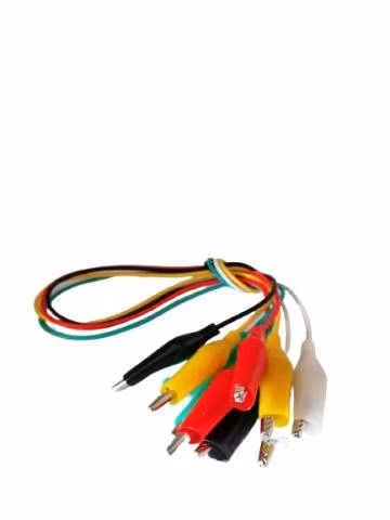 Kit 5 Cables Conectores Tipo Caimán - Imagen 3