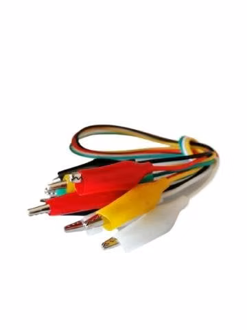 Kit 5 Cables Conectores Tipo Caimán - Imagen 2