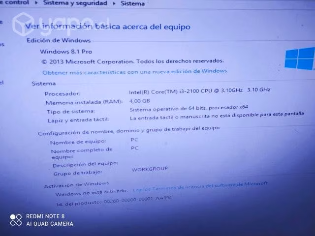 Intel core i3 todo en uno uso adulto