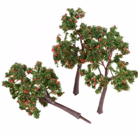 Árboles (10 manzanos) para maqueta o diorama, 11 c - Imagen 3