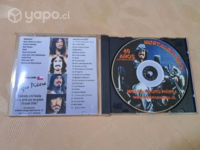 Mc188: cd miguel negro piñera 40 años