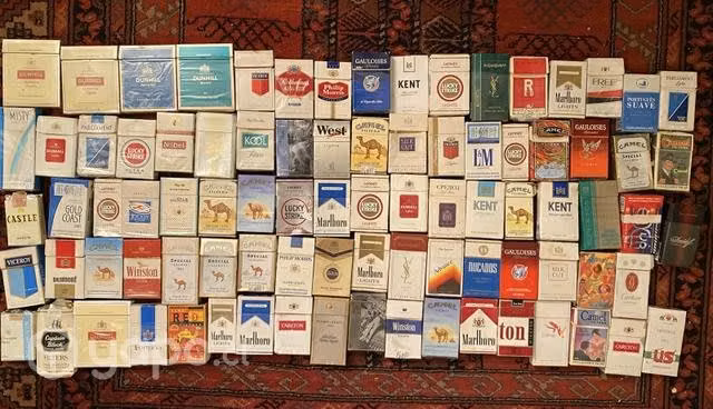 Colección de 87 cajetillas