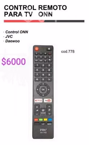 Control remoto para TV Onn