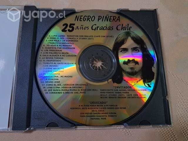 Mc189: cd negro piñera 25 años
