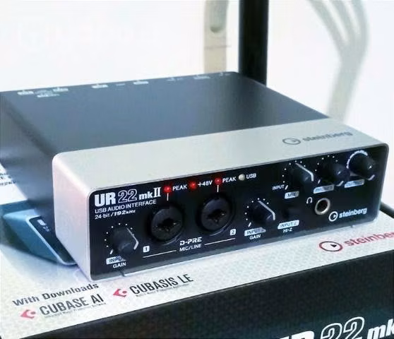 Interfaz de audio Yamaha Steinberg UR22mk2