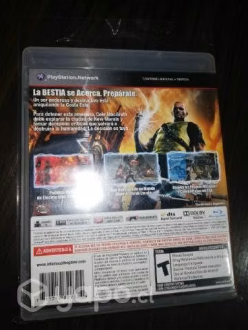 Infamous 2. ps3. hablado en español.