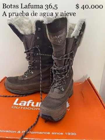 Botas Termicas a prueba de agua y nieve 36 Lafuma