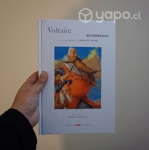 Libro ilustrado nuevo: Micromegas de Voltaire