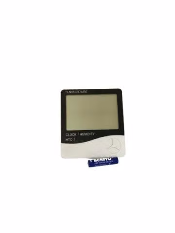 Termómetro Higrómetro Ambiental Reloj Alarma Htc-1