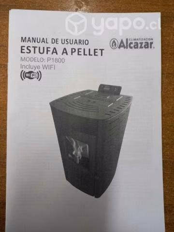 Estufa a pellet Alcazar p1800